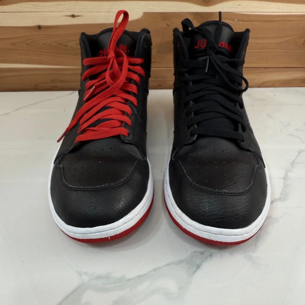 Jordan Nike Access Basketball‎ Shoes Black/Gym Red/White Size 11.5